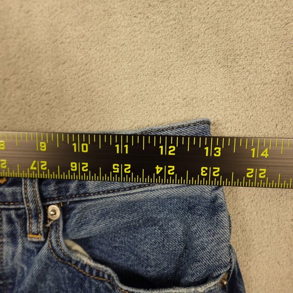 Everlane The ‘90s Way-High Jeans Women’s 26L Blue Organic Cotton Button Fly - Picture 8 of 14